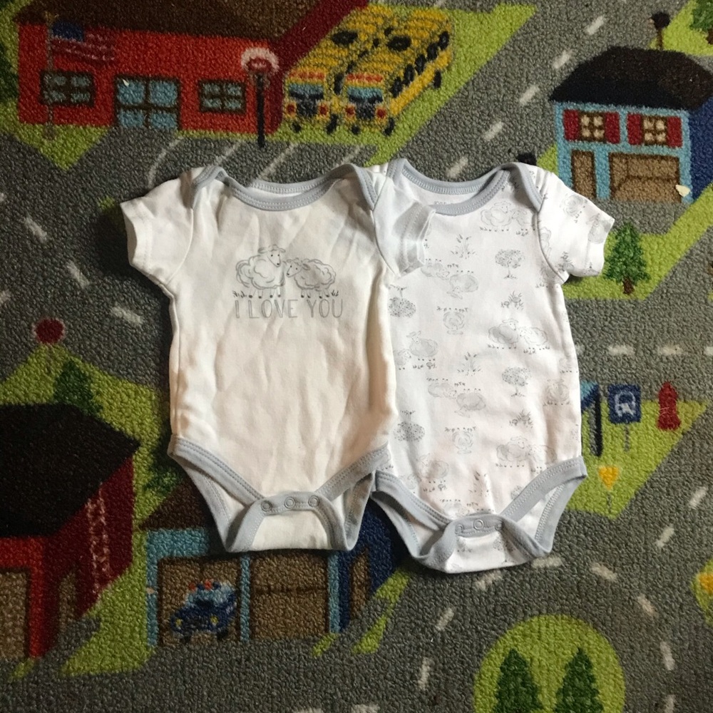 Super cute baby boy onesies soft to the touch 🤍